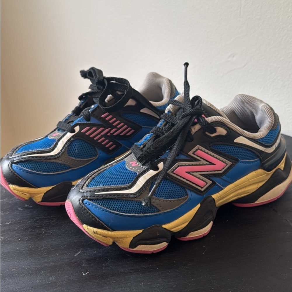 New Balance Kids' Sneakers in Blue, Pink, and Gold